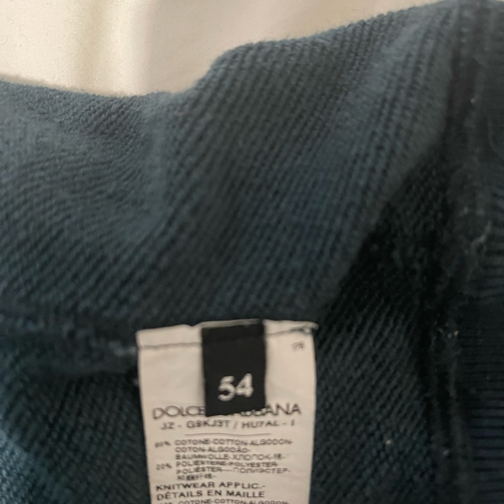 Authentic green(petrol) Dolce & Gabbana sweater XL (54) - Picture 5 of 10